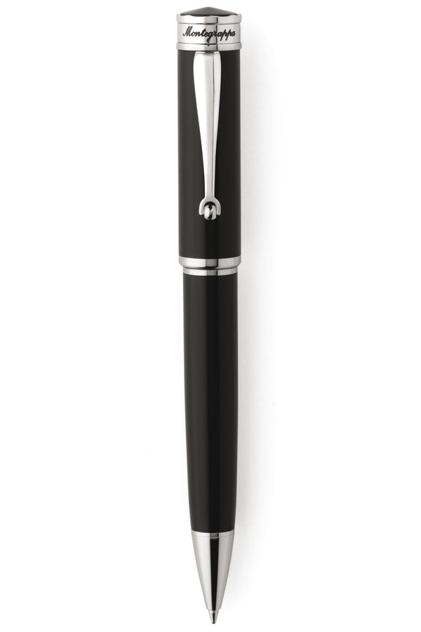 Ducale Black Ballpoint Pen, Palladium pl.