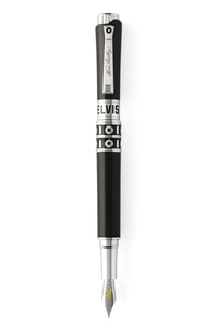 Elvis Presley Fountain Pen,  Black, Silver