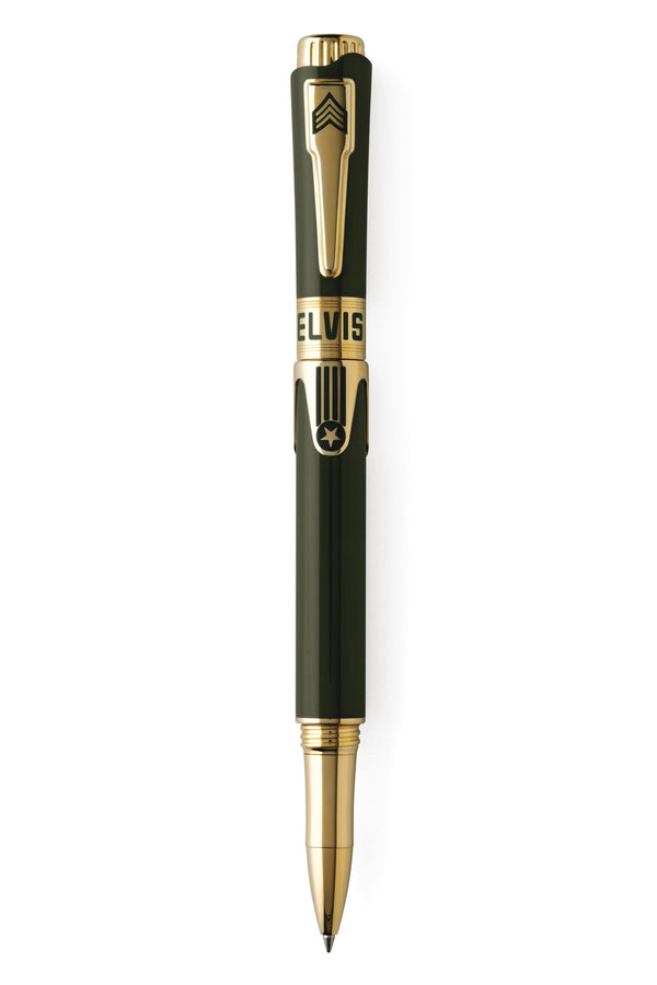 Elvis Presley Rollerball,  Green, Gold pl.
