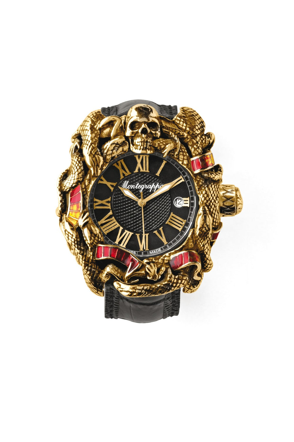 Chaos Watch Gold with Enamel – Montegrappa Middle East