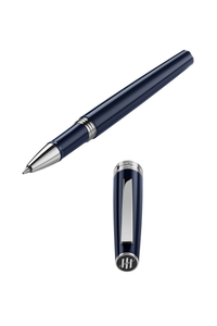 Armonia Mini Rollerball Pen, Steel, Dark Blue