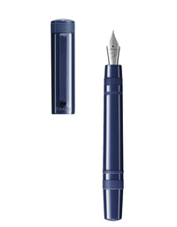 Tibaldi Raw Denim Resin Fountain Pen Rubber Clip Perfecta