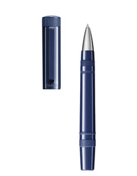Tibaldi Raw Denim Resin Rollerball Pen Rubber Clip Perfecta