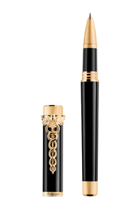 Zero Caduceus Rollerball, IP Yellow Gold