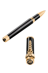 Zero Caduceus Rollerball, IP Yellow Gold