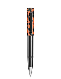 Tibaldi Lp Vinyl Orange Resin Ballpoint Pen Rubber Clip Perfecta