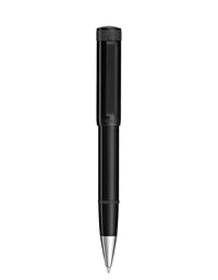 Tibaldi Rich Black Resin Ballpoint Pen Rubber Clip Perfecta