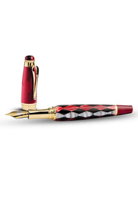Rigoletto Gold Fountain Pen, Nib 18k Gold Medium