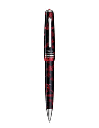 Tibaldi Ruby Red Resin Ballpoint Pen Palladium Trims N60