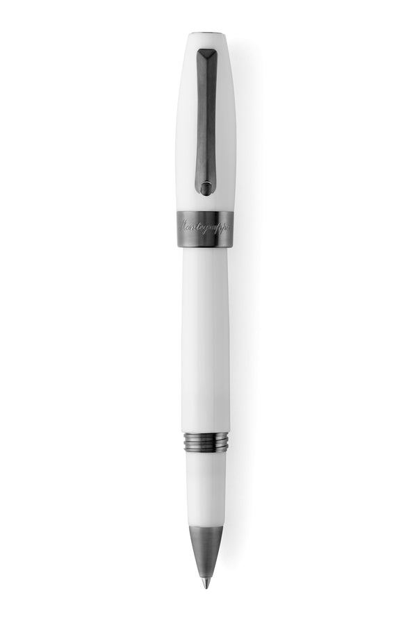 Fortuna White Rollerball Pen, Gun Metal