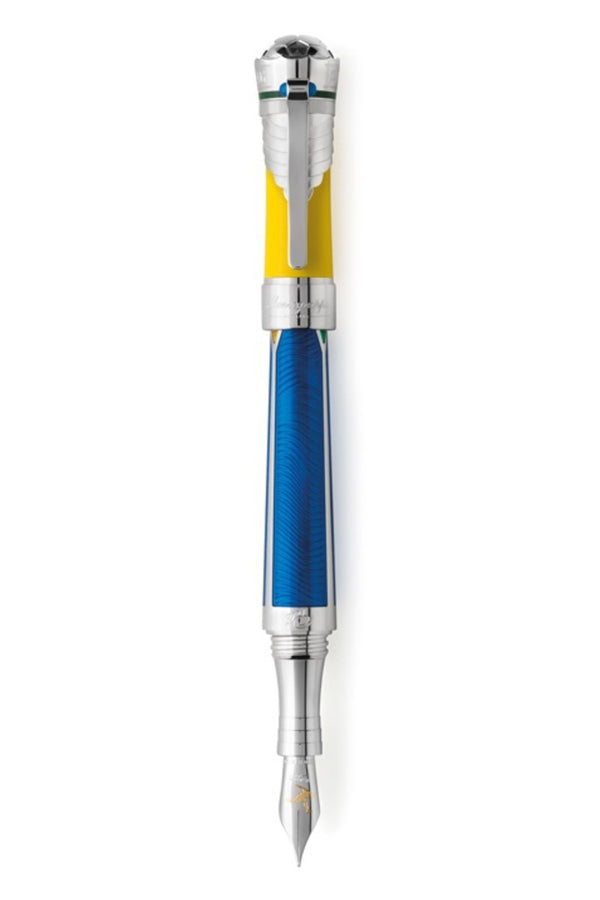 Pelé Heritage Fountain Pen - Silver