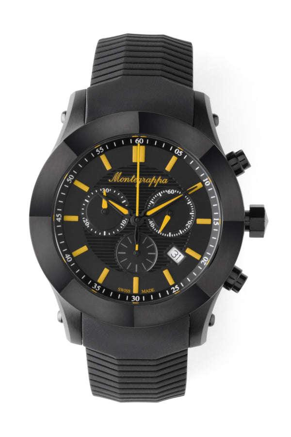 Nerouno Sports Chronograph Watch - Yellow