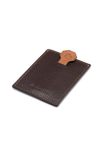 Credit Card Case - Flat - Brown & Caramel