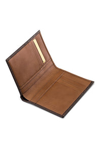 Vertical Wallet 3+3 CC - Brown & Caramel