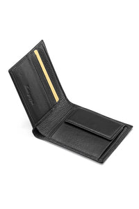 Wallet 3 CC With Coin Case - Black