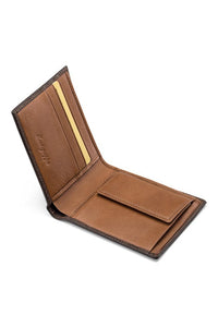 Wallet 3 CC with Coin Case - Brown & Caramel