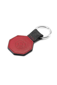 Key Holder - Octagonal - Black & Red