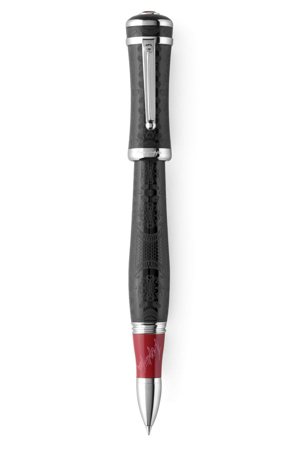 Sophia Loren Rollerball Pen, Silver (Black)