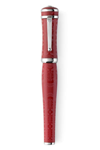 Sophia Loren Fountain Pen, Silver (Red)