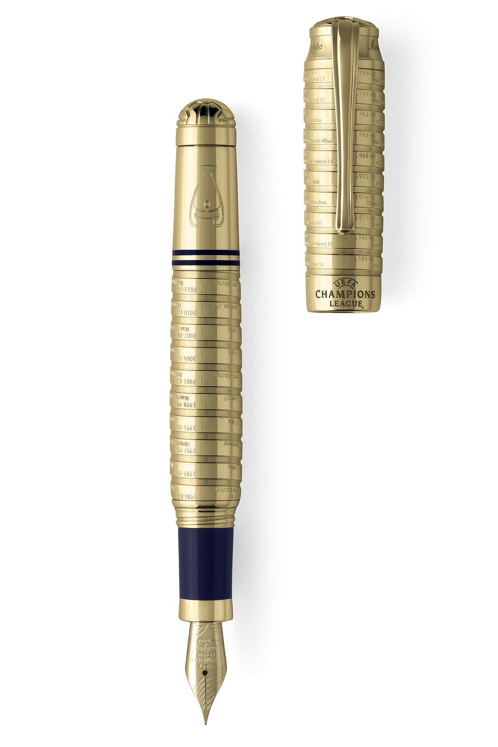 UEFA Champions League Fountain Pen, Gold, – Montegrappa Middle East