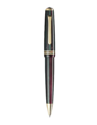 Tibaldi Zazou Green Resin Ballpoint Pen 18K Gold Trim N60