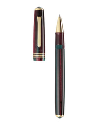 Tibaldi Zazou Green Resin Rollerball Pen 18K Gold Trim N60