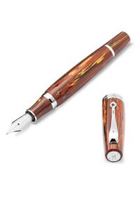 Mia Fountain Pen, Flaming Heart, Open Edition