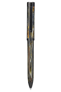 Zero Meteor Shower Ballpoint Pen, Ultra-Black Ruthenium