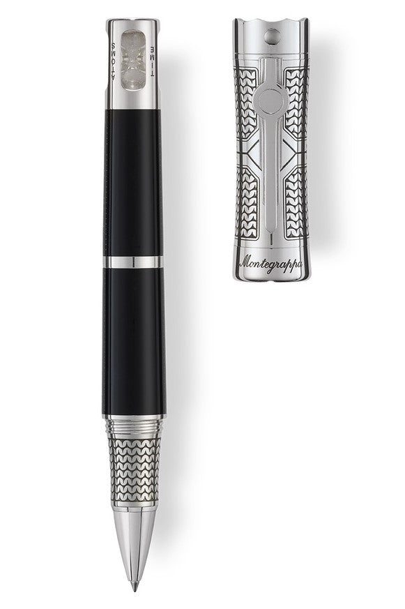 Time Brain L.E. Rollerball Pen, Silver