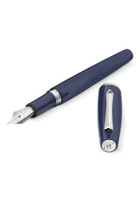 Manager Navy Blue Fountain Pen, Nib steel medium