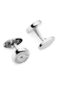 Baguette Cufflinks, IP Palladium & Preciosa Crystals