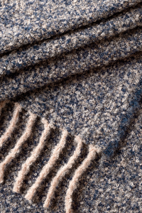 بطانية ألبكة للأطفال، لون أزرق