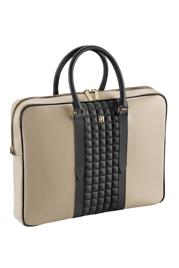 AMB-ITION Laptop Bag, Sand-Black