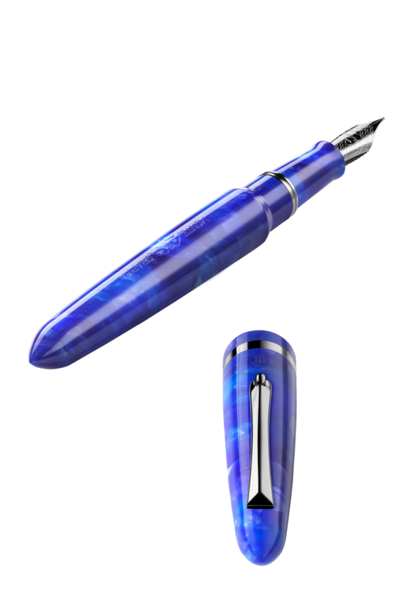 Venetia Halcyon Blue, Fountain Pen Nib Steel Medium