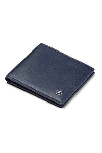 Wallet, 4+4 CC, Blue Saffiano Leather