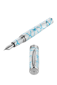 Wild Arctic Ice, Fountain Pen Nib 14k gold Medium
