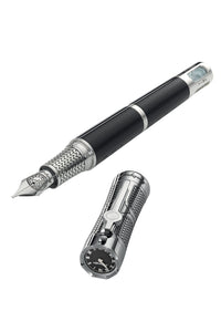 Time Brain L.E. Fountain Pen, Silver, Medium