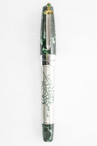 Saudi Vision 2030 Rollerball Pen, Silver