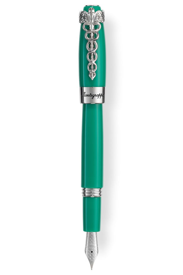 Caduceus Fountain Pen - Medical Green