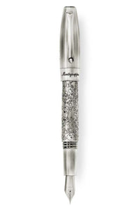 Merry Skull Silver Fountain Pen,