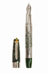 Saudi Vision 2030 Fountain Pen, Silver
