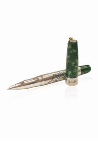 Saudi Vision 2030 Rollerball Pen, Silver