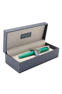 Caduceus Rollerball Pen, Medical Green & Palladium pl.