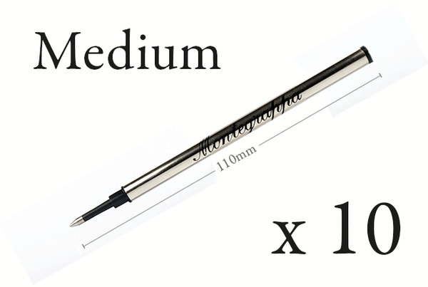 Rollerball Refills 10 units/box Black Medium