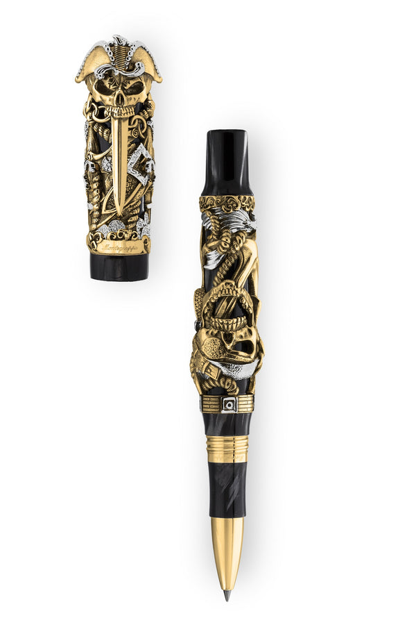 Pirates Rollerball Pen, Gold