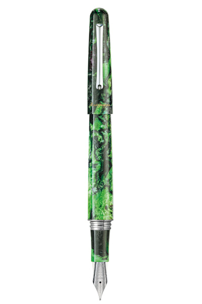 Elmo 01 Fantasy Blooms Fountain Pen, Black Star Calla Lily, Medium