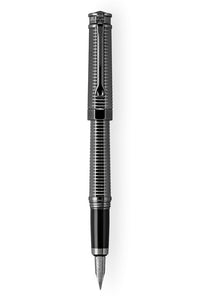 NeroUno All-Metal Fountain Pen, Gun Metal,