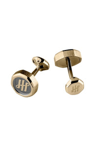 Otto Cufflinks IP Yellow Gold
