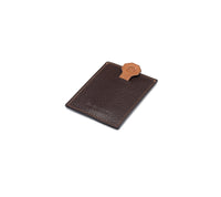 Credit Card Case - Flat - Brown & Caramel