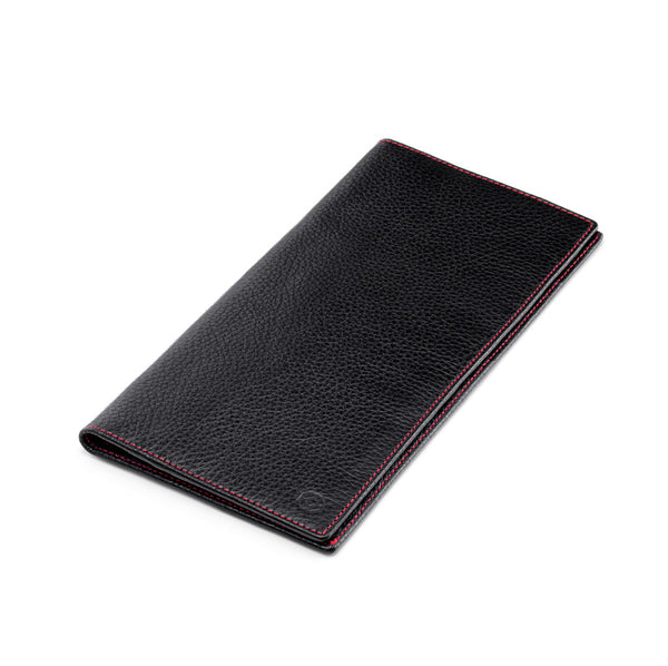 Travel Documents Case - Black & Red